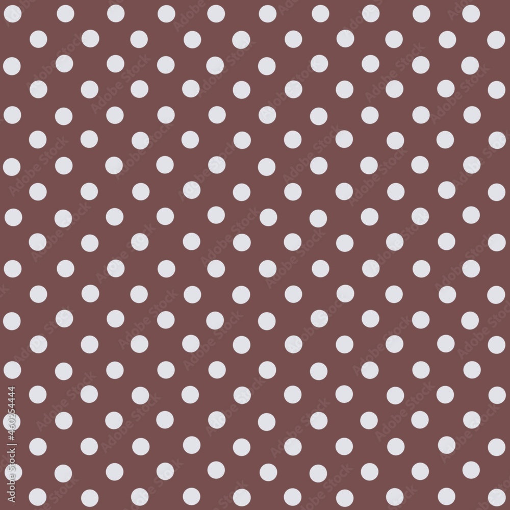 Polka Dot Pattern, Seamless Background.