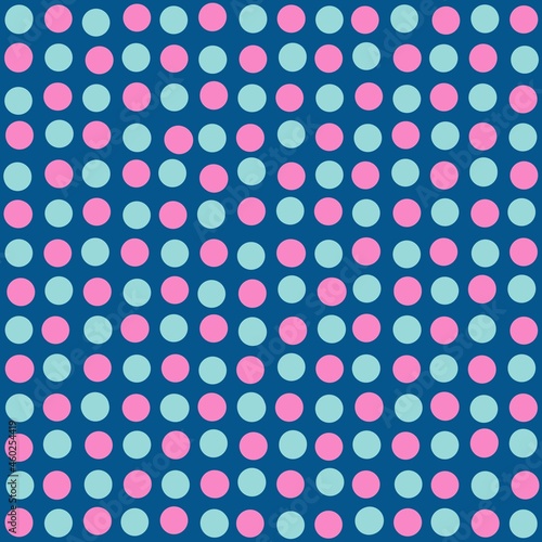 Scandinavian style seamless pattern. Polka dot seamless pattern. Classic geometric surface print.