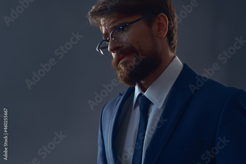 businessmen executive office isolated background