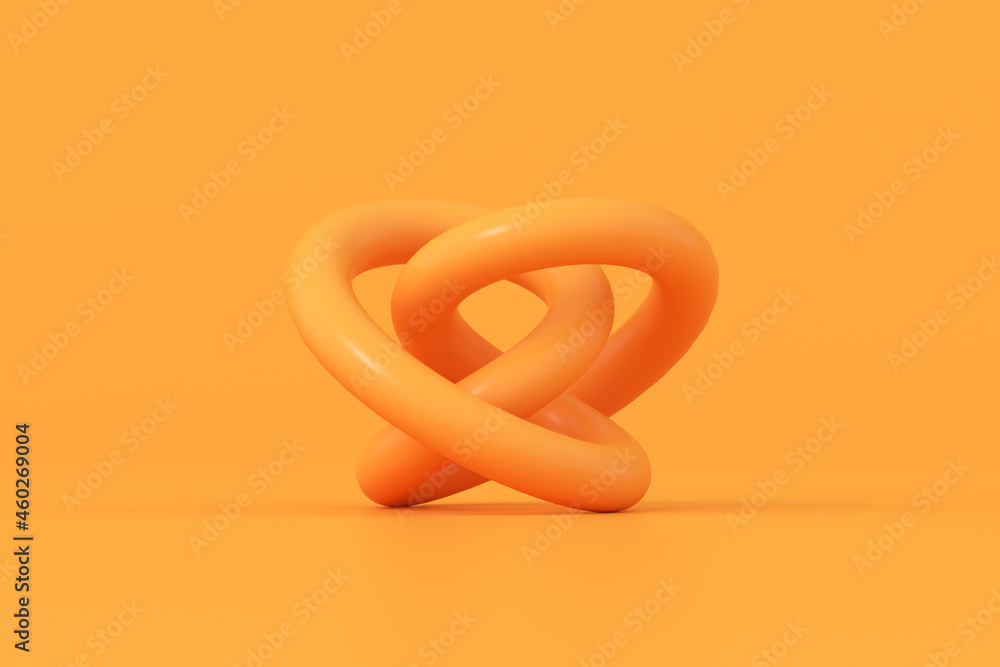 Illustration of abstract 3d rendering, Orange background. Illustration of abstract 3d rendering, Orange background.
