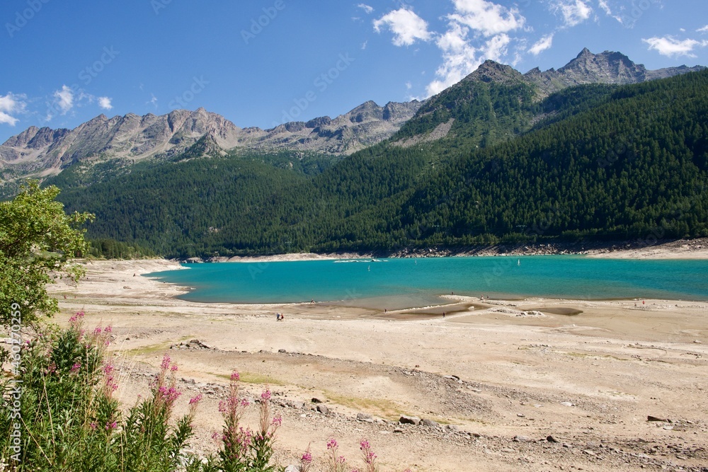 Ceresole reale in summer