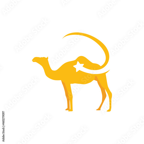 Illustration Vector Graphic of Camel Star Logo. Perfect to use for Technology Company