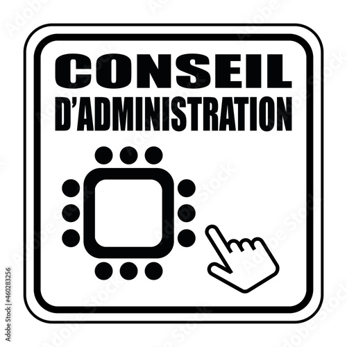 Logo conseil d'administration.