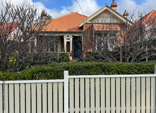 Suburban federation residential house in Sydney NSW Australia