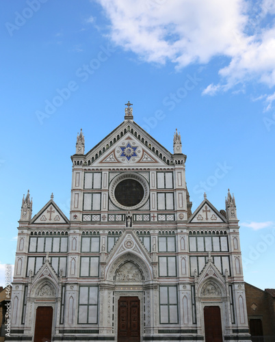 Florence Italy ancient Church called Santa Croce