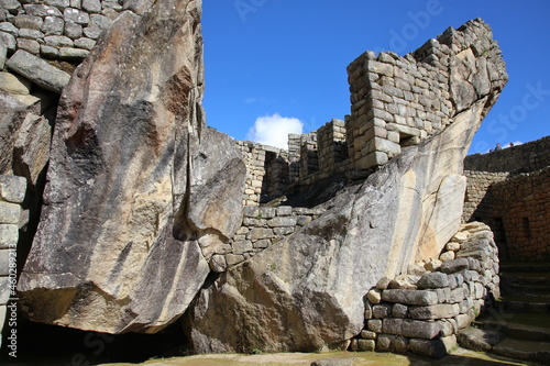 Condor temple of Machu Picchu, Peru