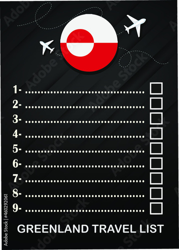 Greenland travel list brochure 