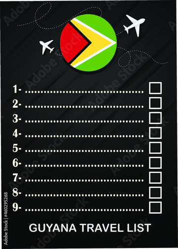 Guyana travel list brochure 