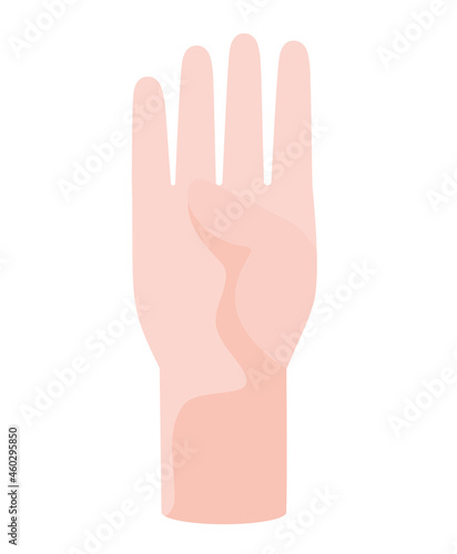 nice raised hand