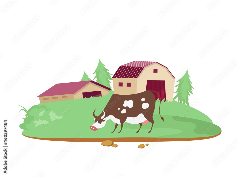 Flat Farm Icon