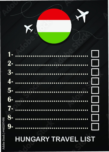 hungary travel list brochure 