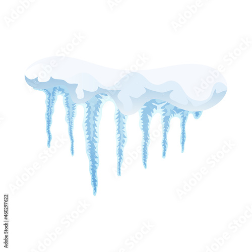 Icicles Realistic Illustration