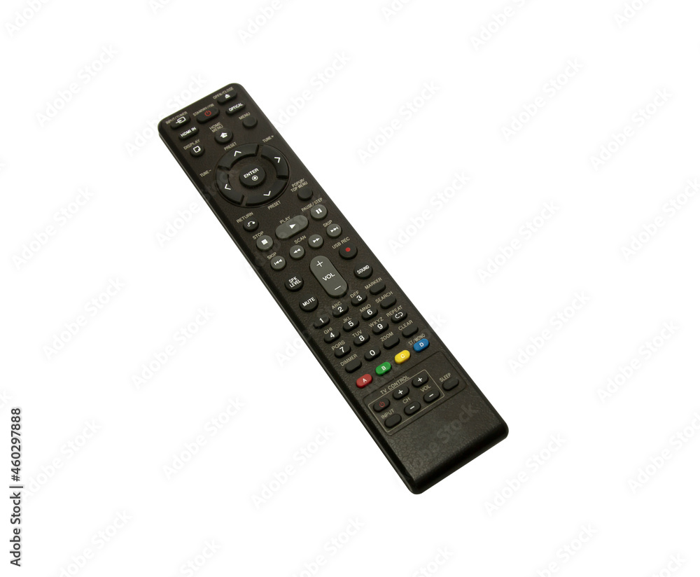 Remote control isolated on white background Remote control isolated on white background
