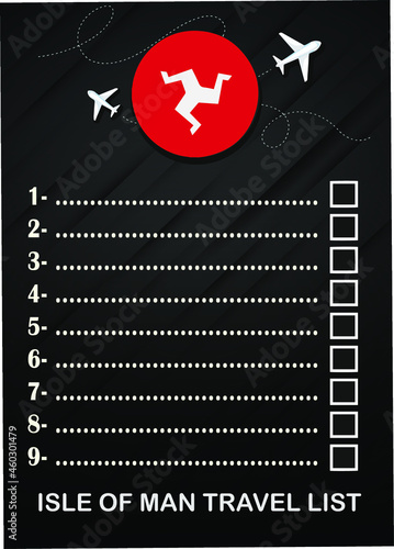 Isle of Man travel list brochure 