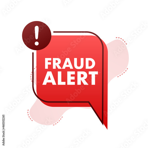 Fraud alert. Security Audit, Virus Scanning, Cleaning, Eliminating Malware, Ransomware Vector stock illustration.