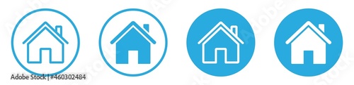 House icon set. Set of  house, Real estate symbols, vector illustration