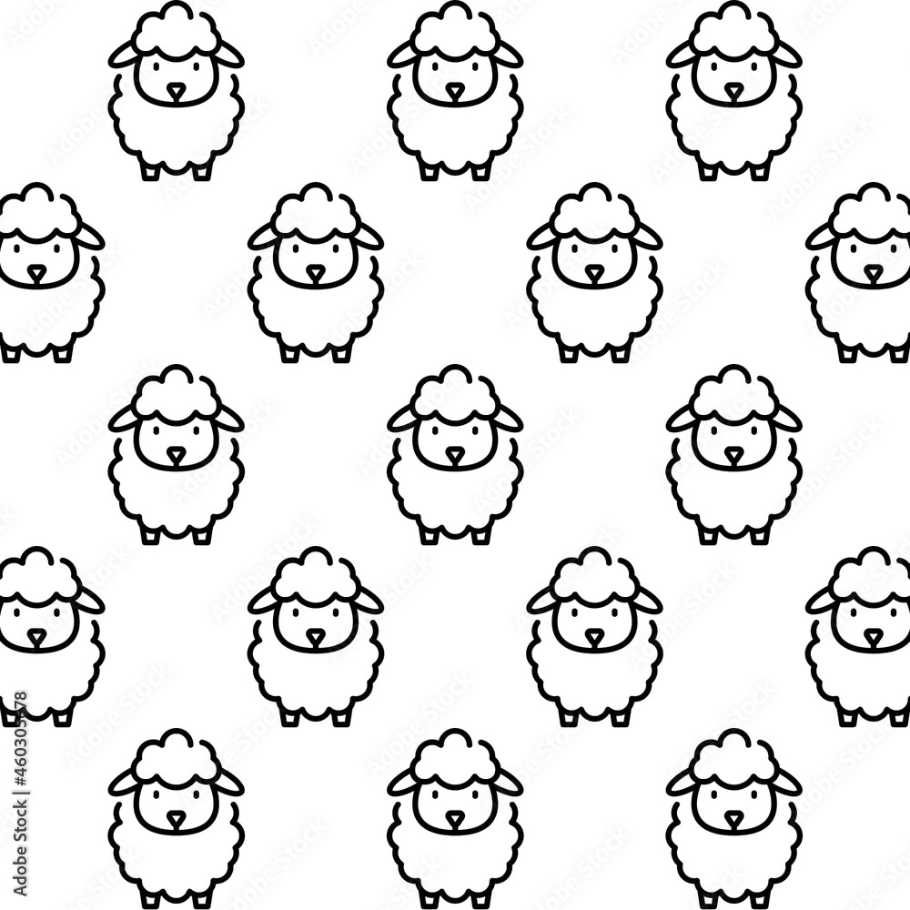 Sheep pattern Sheep pattern