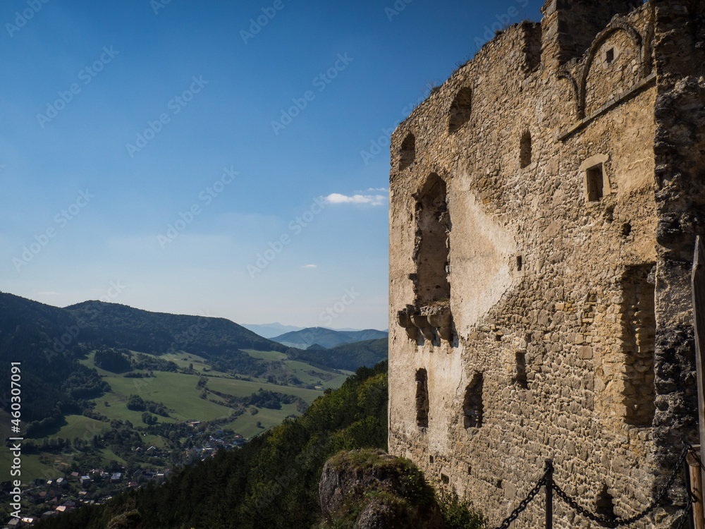 Ruins of Lietava medieval castle, Slovakia Ruins of Lietava medieval castle, Slovakia