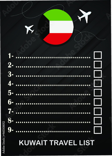 Kuwait travel list brochure 