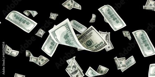 Tableau sur toile Money falling