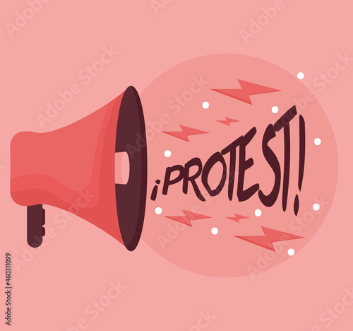megaphone for protest