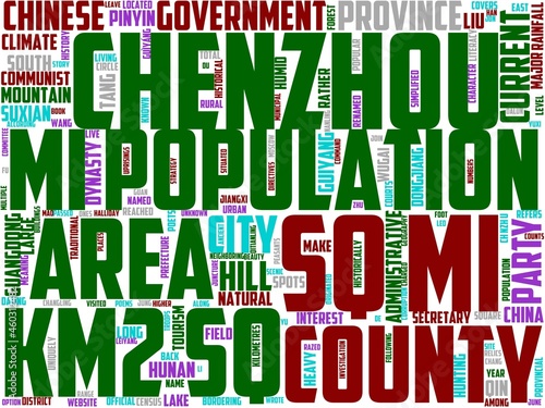 chenzhou typography, wordart, wordcloud, hunan,china,nature,lake