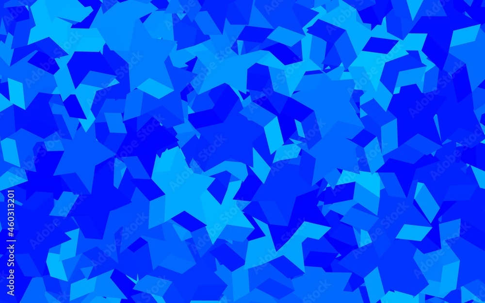 Dark Blue, Green vector template with sky stars. Dark Blue, Green vector template with sky stars.