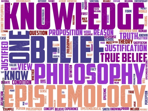 epistemology typography, wordart, wordcloud, epistemology,philosophy,logic,ethics photo