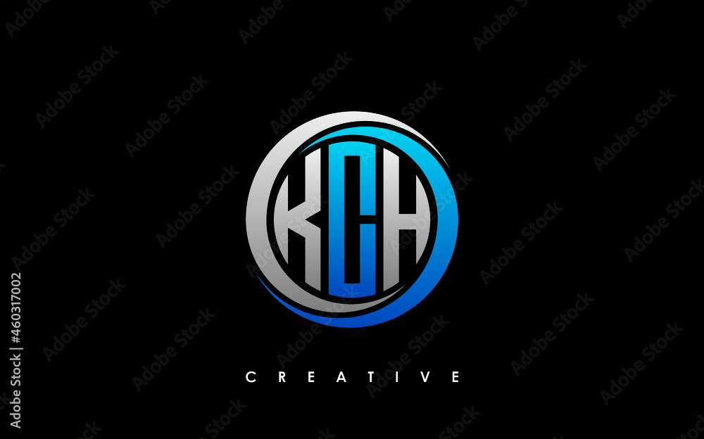 KCH Letter Initial Logo Design Template Vector Illustration KCH Letter Initial Logo Design Template Vector Illustration