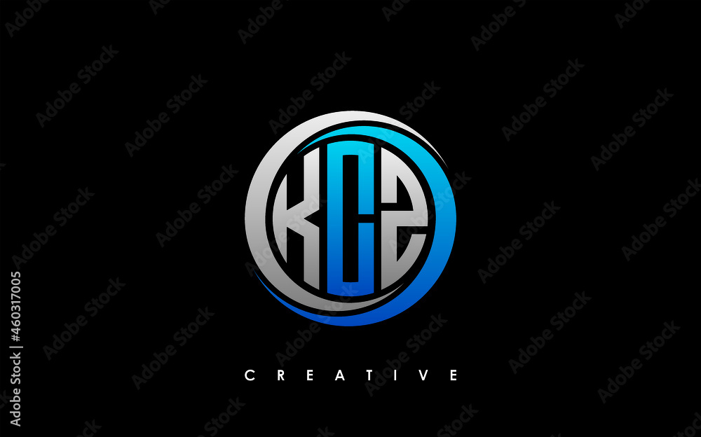 KCZ Letter Initial Logo Design Template Vector Illustration KCZ Letter Initial Logo Design Template Vector Illustration