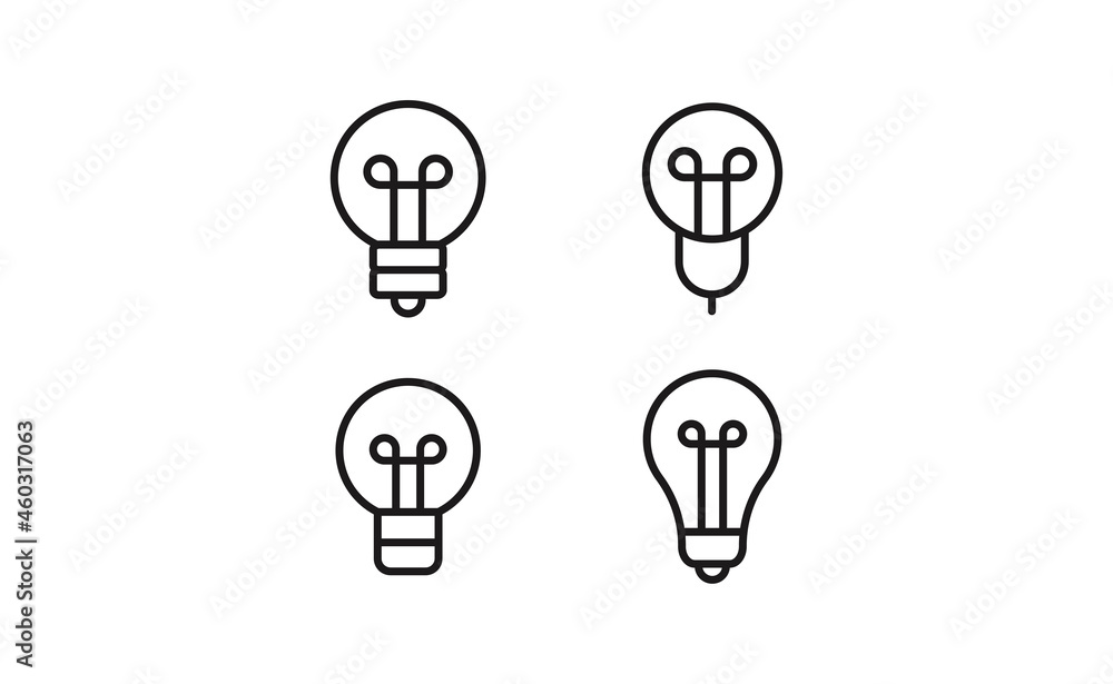 Idea symbol. Electric lamp vector icons. Light bulbs. Idea symbol. Electric lamp vector icons. Light bulbs.