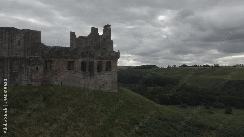 Crichton Castle, Midlothian, Scotland is a ruined castle near the village of Crichton in Midlothian, Scotland. Crichton Castle, Midlothian, Scotland is a ruined castle near the village of Crichton in Midlothian, Scotland.