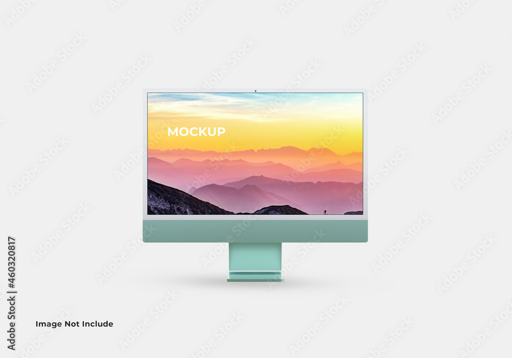 Naklejka premium lcd tv with a monitor