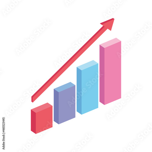 statistics bars and arrow Free Download statistics bars and arrow - GFXLoad