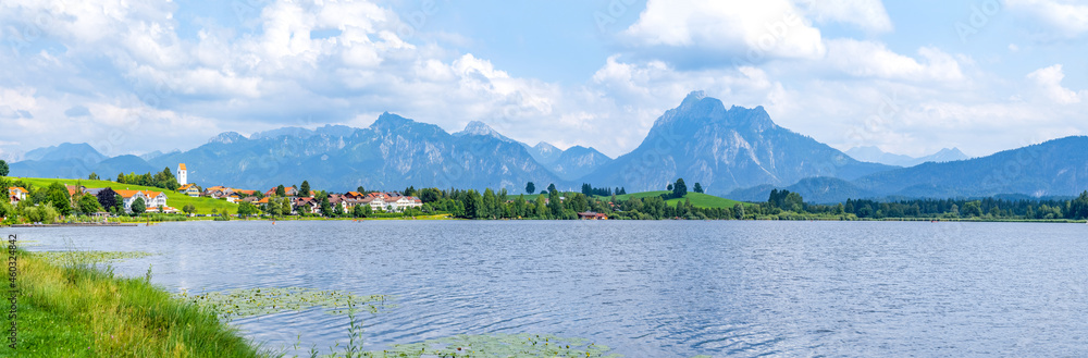 Hopfen am See, Hopfensee, Allgäu, Bayern, Deutschland 