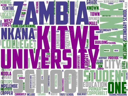 kitwe typography, wordart, wordcloud, zambia,kitwe,country,travel