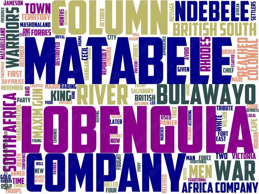 matabele typography, wordcloud, wordart, flora,matopo,national,park