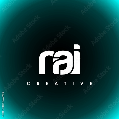 NAI Letter Initial Logo Design Template Vector Illustration