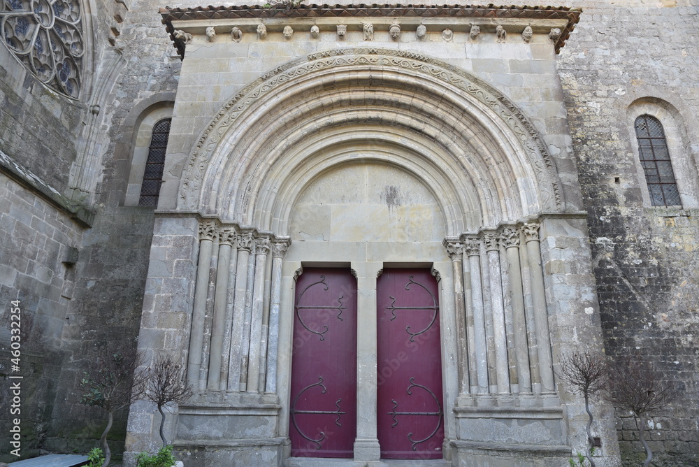 Portail de la basilique Saint-Nazaire à Carcassonne, France