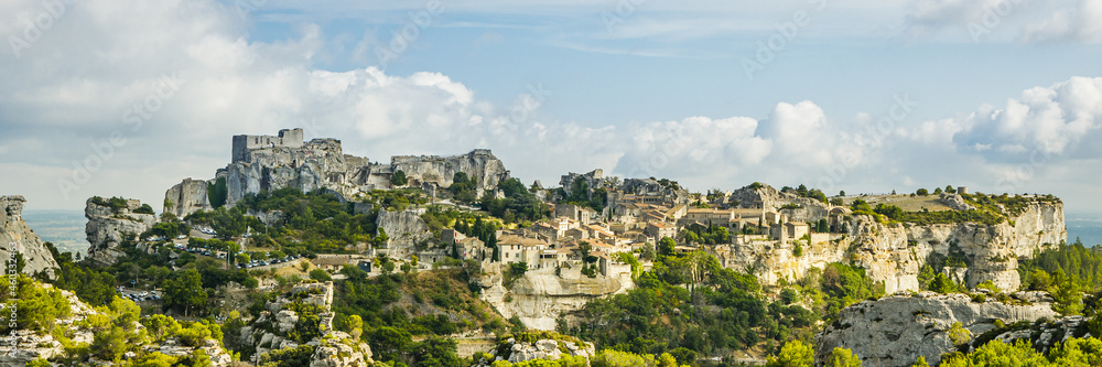 Les Baux de Provence, an old medieval village in Provence, France