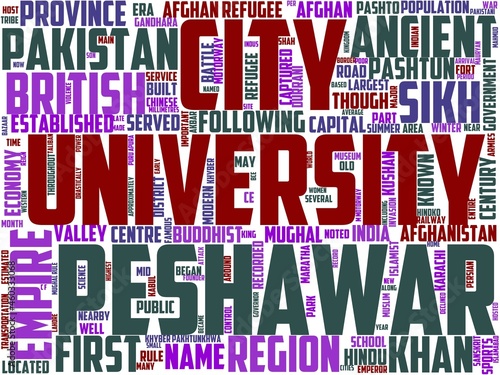 peshawar typography, wordcloud, wordart, pakistan,travel,peshawar,architecture photo