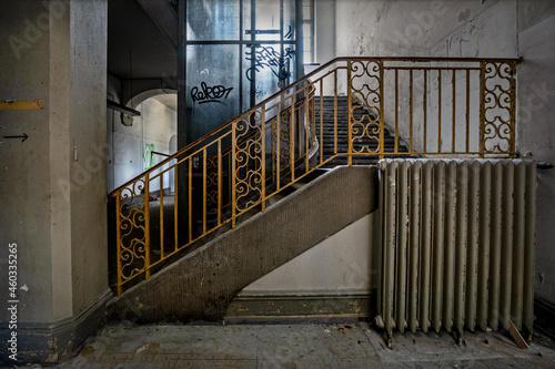 Treppenhäuser im alten Polizeipräsidium Frankfurt