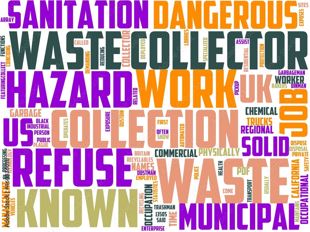 refuse collector typography, wordcloud, wordart, refuse collector typography, wordcloud, wordart,