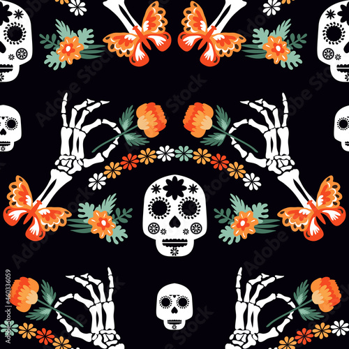 Skull pattern 25