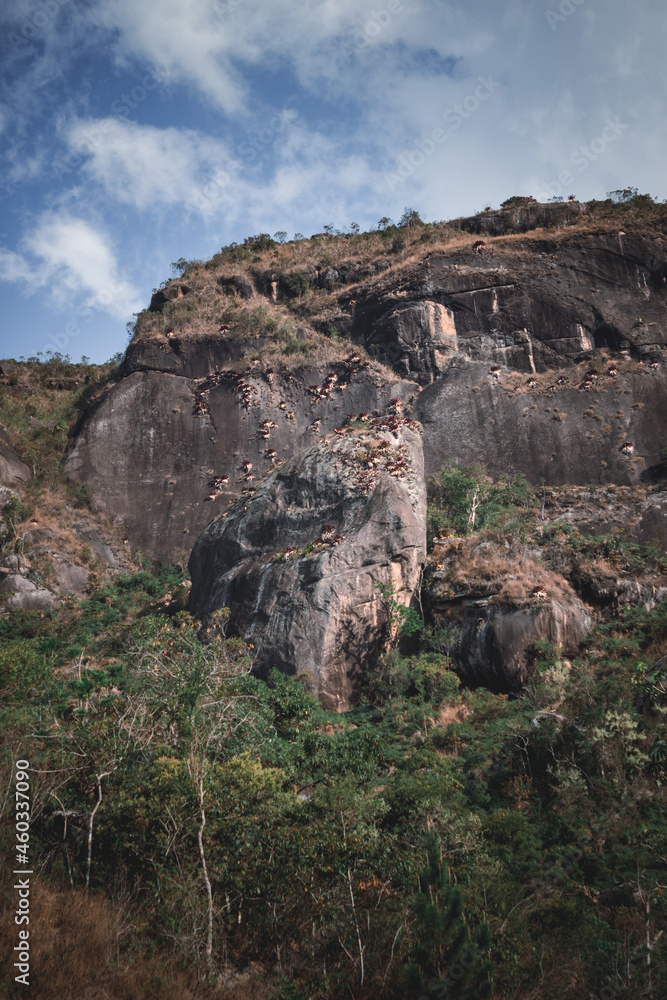 formation in the mountains