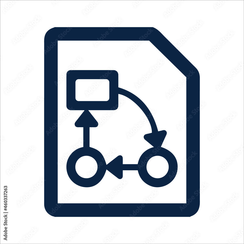 Business plan or marketing plan icon Business plan or marketing plan icon