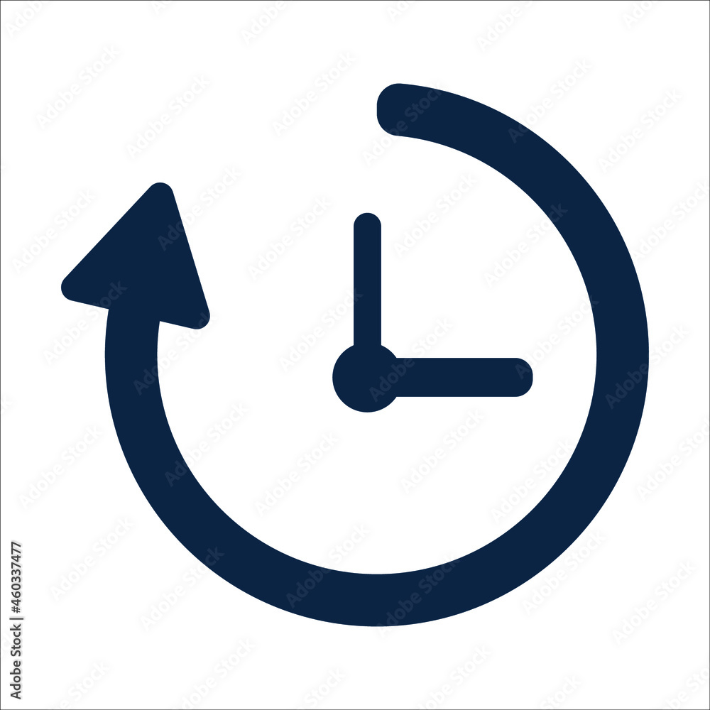 Clock or time management icon Clock or time management icon