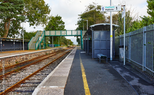 Harlech Railway Station - A study in lines photo