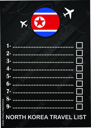 North Korea travel list brochure 