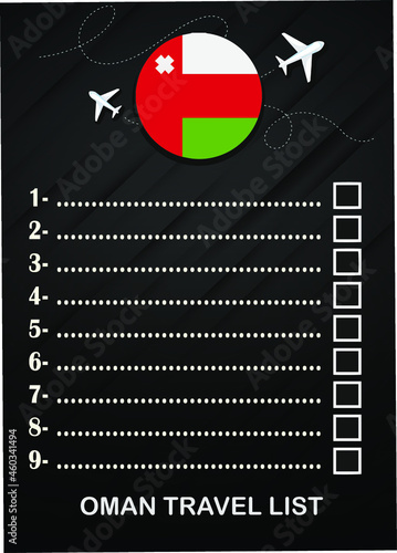 Sultanate of Oman travel list brochure 